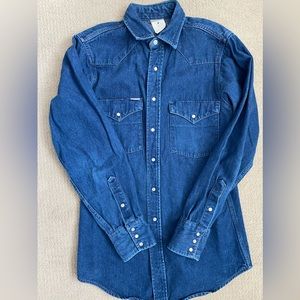 Vintage Carharrt Western Denim Shirt size M/L